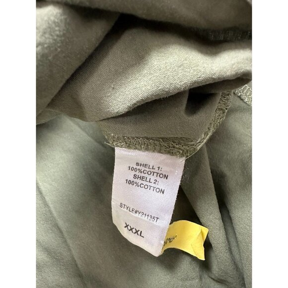 Tuckernuck Shiver Shirt Dress Midi Length Button Front Women's Army Green XXXL - Picture 6 of 9